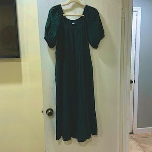 Old navy, deep Hunter green, flowy dress